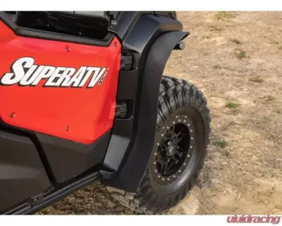 SuperATV Low Profile Fender Flares Honda Pioneer 1000 2016+ - FF-H-PIO1K5