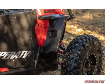 SuperATV Front and Rear Fender Flares RZR XP Turbo 2016+ - FF-P-RZR1K-001
