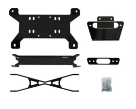 SuperATV Frame Stiffener | Gusset Kit w/ Winch Mount Can-Am Maverick 2013+