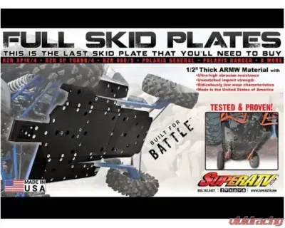 SuperATV Full Skid Plate Kawasaki Teryx KRX 2020+ - FSP-K-KRX