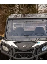 SuperATV Scratch Resistant Flip Windshield Can-AM Maverick Trail 2018+                                     - FWS-CA-T-70 - Image 2