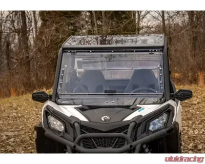 SuperATV Scratch Resistant Flip Windshield Can-AM Maverick Trail 2018+ - FWS-CA-T-70