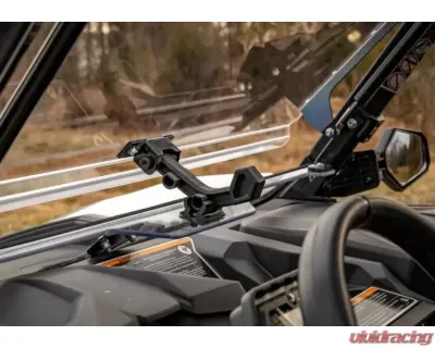 SuperATV Scratch Resistant Flip Windshield Can-AM Maverick Trail 2018+ - FWS-CA-T-70