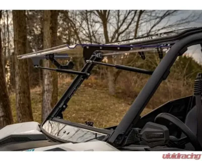 SuperATV Scratch Resistant Flip Windshield Can-AM Maverick Trail 2018+ - FWS-CA-T-70
