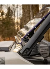 SuperATV Scratch Resistant Flip Windshield Can-AM Maverick Trail 2018+                                     - FWS-CA-T-70 - Image 5