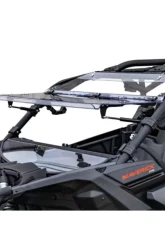 SuperATV Standard Polycarbonate Flip Windshield Can-AM Maverick X3 2018+                                     - FWS-CA-X3-75 - Image 6
