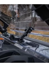 SuperATV Standard Polycarbonate Flip Windshield Can-AM Maverick X3 2018+                                     - FWS-CA-X3-75 - Image 3