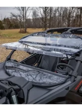 SuperATV Standard Polycarbonate Flip Windshield Can-AM Maverick X3 2018+                                     - FWS-CA-X3-75 - Image 5