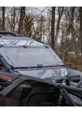 SuperATV Standard Polycarbonate Flip Windshield Can-AM Maverick X3 2018+                                     - FWS-CA-X3-75 - Image 6