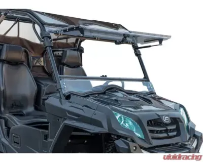 SuperATV Scratch Resistant Flip Windshield CFMOTO Uforce 800 2014+ - FWS-CF-UF800-70
