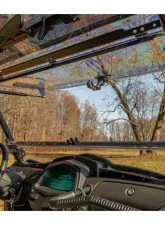SuperATV Scratch Resistant Flip Windshield CFMOTO Uforce 800 2014+                                     - FWS-CF-UF800-70 - Image 4