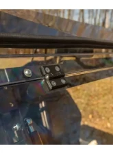 SuperATV Scratch Resistant Flip Windshield CFMOTO Uforce 800 2014+                                     - FWS-CF-UF800-70 - Image 6