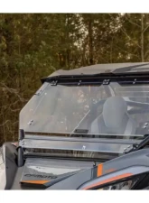 SuperATV Scratch Resistant Flip Windshield CFMOTO Uforce 950 2020+                                     - FWS-CF-ZF950-70 - Image 2