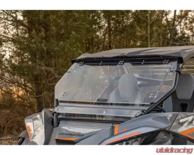 SuperATV Scratch Resistant Flip Windshield CFMOTO Uforce 950 2020+ - FWS-CF-ZF950-70
