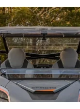 SuperATV Scratch Resistant Flip Windshield CFMOTO Uforce 950 2020+                                     - FWS-CF-ZF950-70 - Image 3