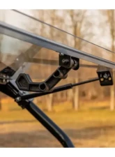SuperATV Scratch Resistant Flip Windshield CFMOTO Uforce 950 2020+                                     - FWS-CF-ZF950-70 - Image 5