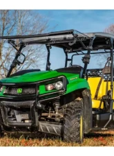SuperATV Scratch Resistant Flip Windshield John Deere Gator XUV550 2012-2016                                     - FWS-JD-590M-70 - Image 2