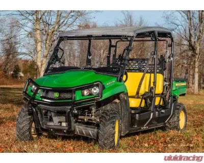 SuperATV Scratch Resistant Flip Windshield John Deere Gator XUV550 2012-2016 - FWS-JD-590M-70