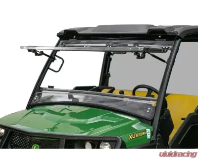SuperATV Scratch Resistant Flip Windshield John Deere Gator XUV 835 2018+ - FWS-JD-835M-70