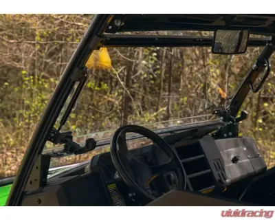 SuperATV Scratch Resistant Flip Windshield John Deere Gator XUV 835 2018+ - FWS-JD-835M-70