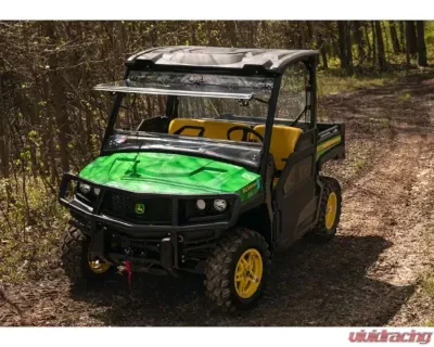 SuperATV Scratch Resistant Flip Windshield John Deere Gator XUV 835 2018+ - FWS-JD-835M-70