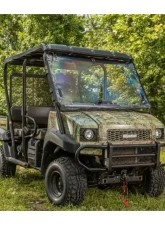 SuperATV Scratch Resistant Flip Windshield Kawasaki Mule 4000 | 4010 2009-2015                                     - FWS-K-MULE-4010-70 - Image 2