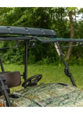 SuperATV Scratch Resistant Flip Windshield Kawasaki Mule 4000 | 4010 2009-2015                                     - FWS-K-MULE-4010-70 - Image 3