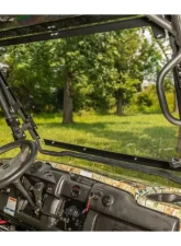 SuperATV Scratch Resistant Flip Windshield Kawasaki Mule 4000 | 4010 2009-2015                                     - FWS-K-MULE-4010-70 - Image 6