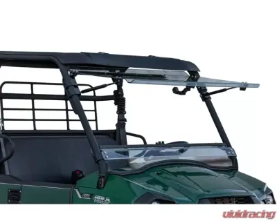 SuperATV Scratch Resistant Flip Windshield Kawasaki Mule Pro-Mx 2019+ - FWS-K-MULEMX-70