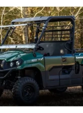 SuperATV Scratch Resistant Flip Windshield Kawasaki Mule Pro-Mx 2019+                                     - FWS-K-MULEMX-70 - Image 4