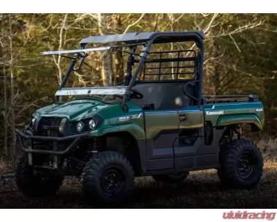 SuperATV Scratch Resistant Flip Windshield Kawasaki Mule Pro-Mx 2019+ - FWS-K-MULEMX-70