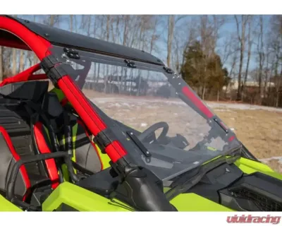 SuperATV 2-Seater Scratch Resistant Flip Windshield Polaris RZR Pro R 2022+ - FWS-P-PROR-70