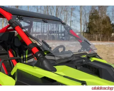 SuperATV 2-Seater Scratch Resistant Flip Windshield Polaris RZR Pro R 2022+ - FWS-P-PROR-70