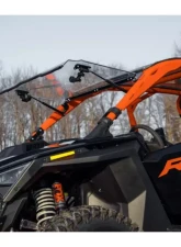 SuperATV 4-Seater Scratch Resistant Flip Windshield Polaris RZR Pro R 2022+                                     - FWS-P-PROR4-70 - Image 3