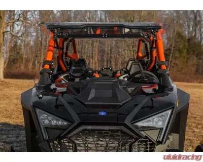 SuperATV 4-Seater Scratch Resistant Flip Windshield Polaris RZR Pro R 2022+ - FWS-P-PROR4-70
