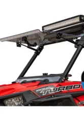 SuperATV Scratch Resistant Flip Windshield w/o Ride Command Polaris RZR XP 1000 2014-2016                                     - FWS-P-RZR-1K-001-70 - Image 7