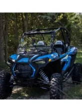 SuperATV Clear Polycarbonate Scratch Resistant Flip Windshield w/o Ride Command Polaris RZR XP 1000 2019+                                     - FWS-P-RZR1K-002-70 - Image 7