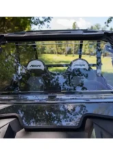 SuperATV Clear Polycarbonate Scratch Resistant Flip Windshield w/o Ride Command Polaris RZR XP 1000 2019+                                     - FWS-P-RZR1K-002-70 - Image 5
