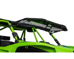 SuperATV Clear Polycarbonate Scratch Resistant Flip Windshield Textron Wildcat XX 2018+
