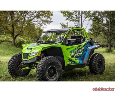 SuperATV Clear Polycarbonate Scratch Resistant Flip Windshield Textron Wildcat XX 2018+ - FWS-T-XX-70