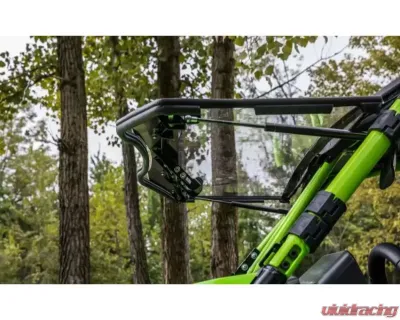 SuperATV Clear Polycarbonate Scratch Resistant Flip Windshield Textron Wildcat XX 2018+ - FWS-T-XX-70