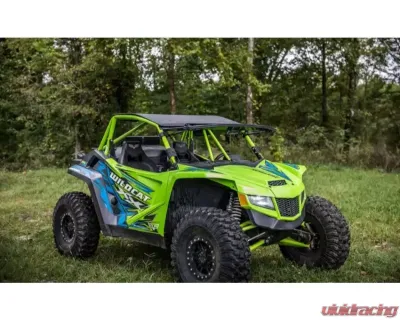SuperATV Clear Polycarbonate Scratch Resistant Flip Windshield Textron Wildcat XX 2018+ - FWS-T-XX-70