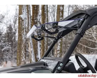 SuperATV 4RMAX Scratch Resistant Flip Windshield Yamaha Wolverine 2021+ - FWS-Y-RMAX4-70