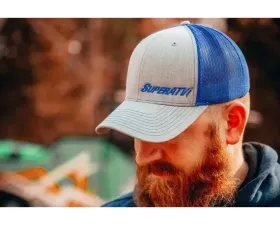 SuperATV Grey and Blue Trucker Hat