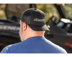 SuperATV Black and White Trucker Hat