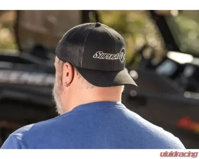 SuperATV Black and White Trucker Hat - HAT-22