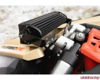 SuperATV 12" Shock Tower Light Bar Mount w/ 12" LED Combination Light Bar Can-Am Maverick X3 2017+ - LB3-12-LMB-X3