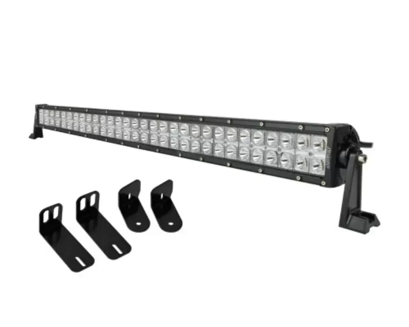 SuperATV 30" Spot | Flood LED Light Bar w/ Mount Flush to Hood - LB3-30-ACC-9
