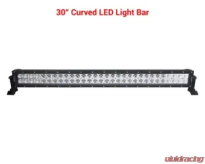 SuperATV 30" Spot | Flood LED Light Bar w/ Mount Flush to Hood - LB3-30-ACC-9