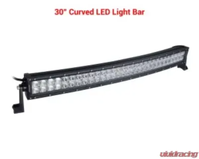 SuperATV 30" Spot | Flood Curved LED Light Bar w/ 1.75" Cage Mount - LB3-30C-ACC-7